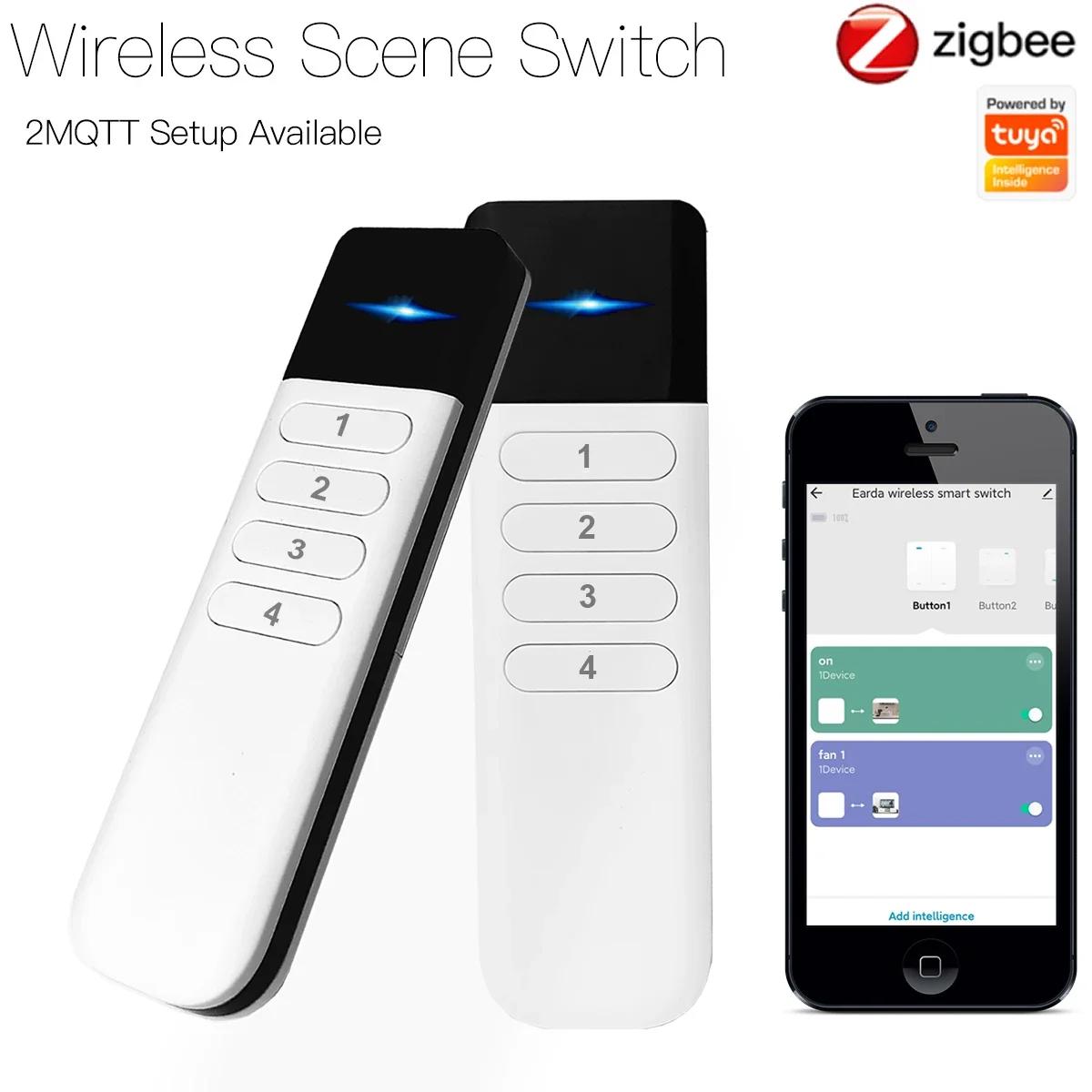 4 Ű ư Tuya ZigBee  ޴   12  ġ Ʈ  Ȩ ýƮ Zigbee2MQTT ȣȯ 